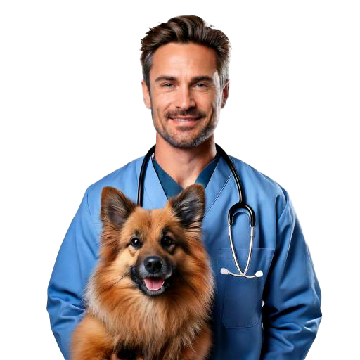 Homem veterinário